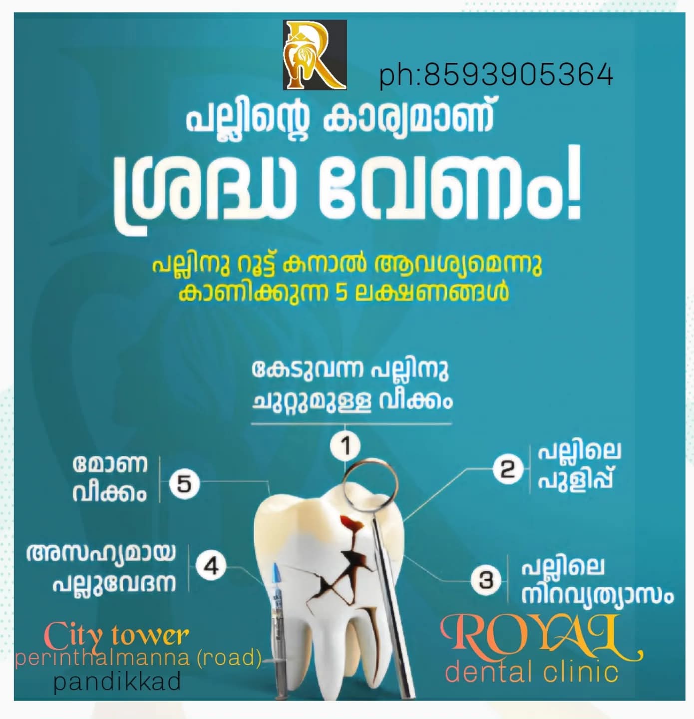 Royal Multi Specialty Dental Clinic Pandikkad